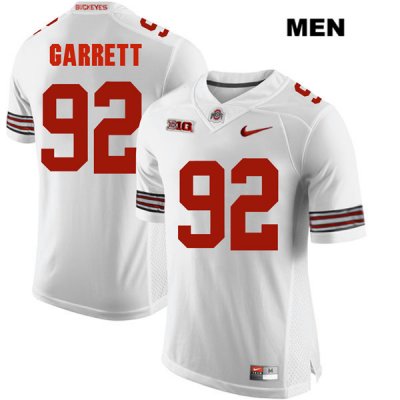 Men's NCAA Ohio State Buckeyes Haskell Garrett #92 College Stitched Authentic Nike White Football Jersey CI20K53UJ